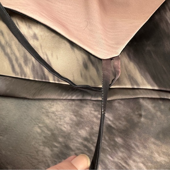 NWT Jonathan Simkhai Hansel Gown Pink Satin Marble Wedding Guest Cocktail Size 0 - Picture 9 of 14